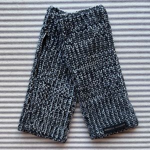 Rebecca Minkoff black and white hand warmers/fingerless gloves